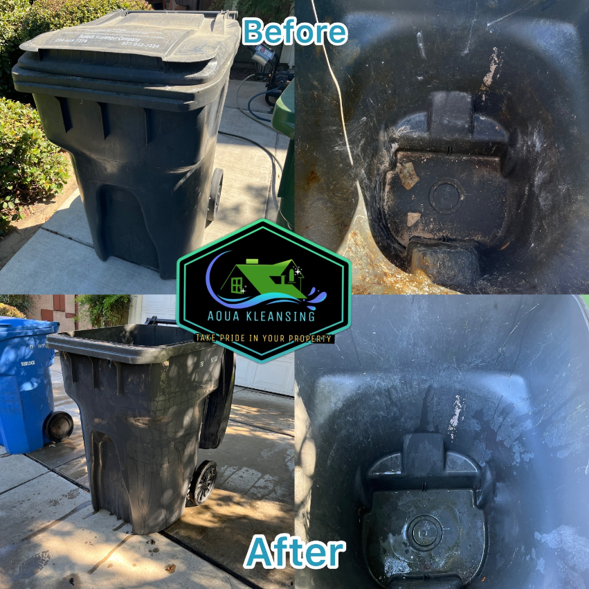 Concrete Cleaning and Trash Bin Cleaning in Turlock, CA
