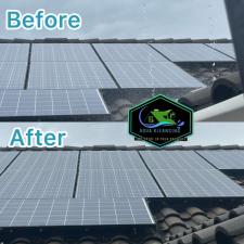 Solar panel cleaning