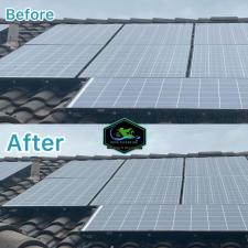 Solar panel cleaning