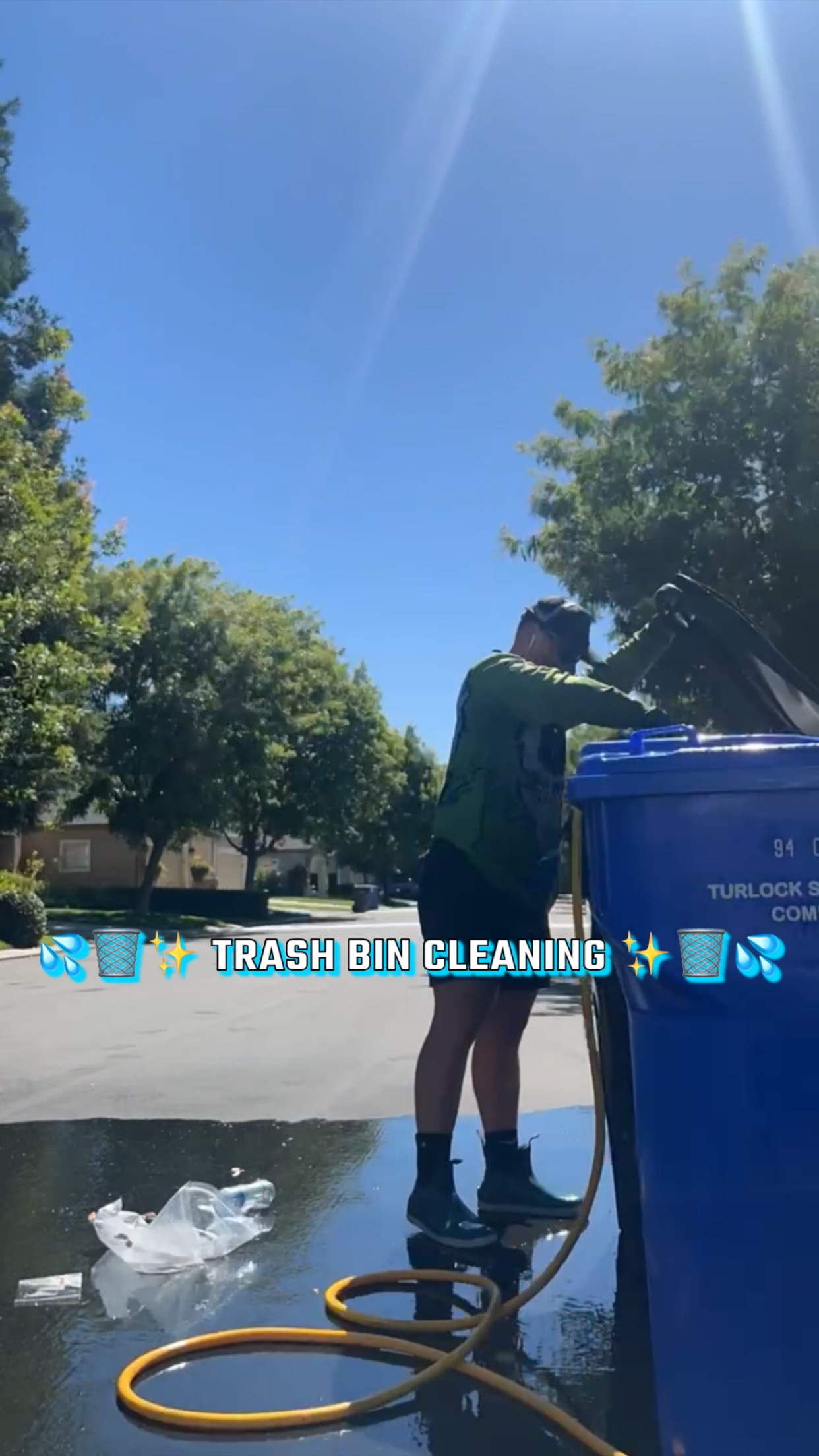 Trash Bin Cleaning in Turlock, CA